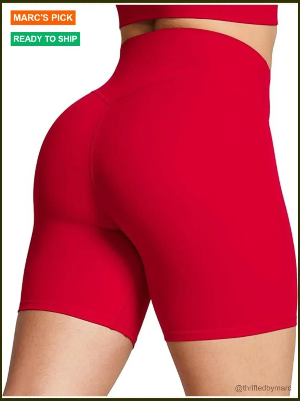 High Waisted Tummy Control Biker Shorts 6